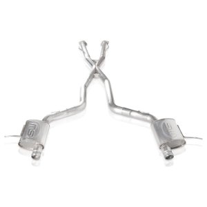 Jeep Grand Cherokee Trackhawk Performance Exhaust - Rear - Stainless Works - Catback System X-Pipe Turbo S-Tube Muffler Stock Exit - `18-`20